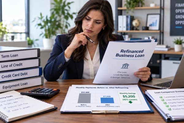 Business Loan Refinancing: When Could Replacing Existing Debt Make Sense? | best business loans | Article Thumbnail